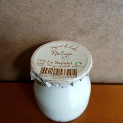 Yogourt ‘Nature’ bio (lait de brebis)